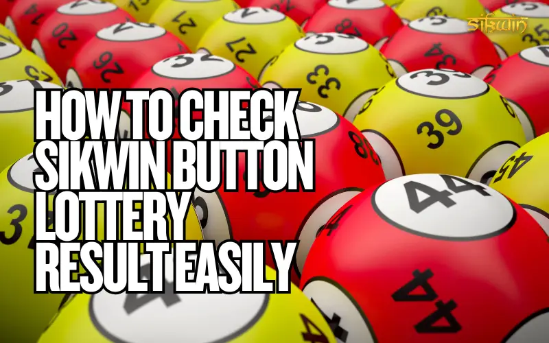 button lottery result